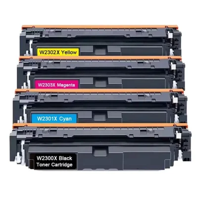 Kit 4 Toners Compatíveis Hp 230x W2150x W2300x 4203dw 4303fdm Cmyk