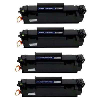 Kit 4 Toners Compatíveis Hp Ce278a 78a P1606dn M1536