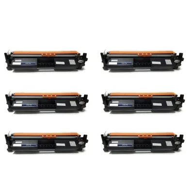 Kit 6 Toners Compatíveis Hp Cf217a 17a M102w M130