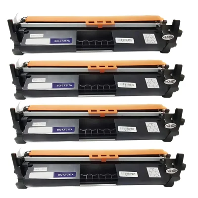 Kit 4 Toners Compatíveis Hp Cf217a 17a M102w M130