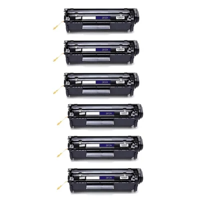 Kit 6 Toners Compatíveis Hp 2612a 12a Para Laserjet 1018