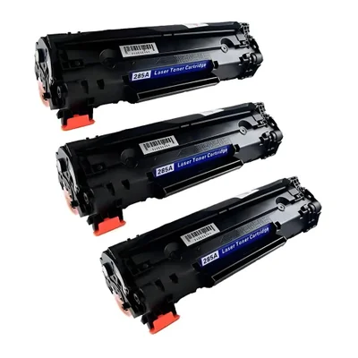 Toner Compatível Com Hp 285a Kit 3 Unidades