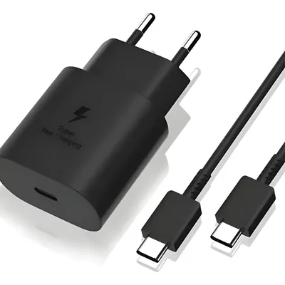 Carregador 25w Para Samsung Turbo Tipo C Fonte Carga Rápida