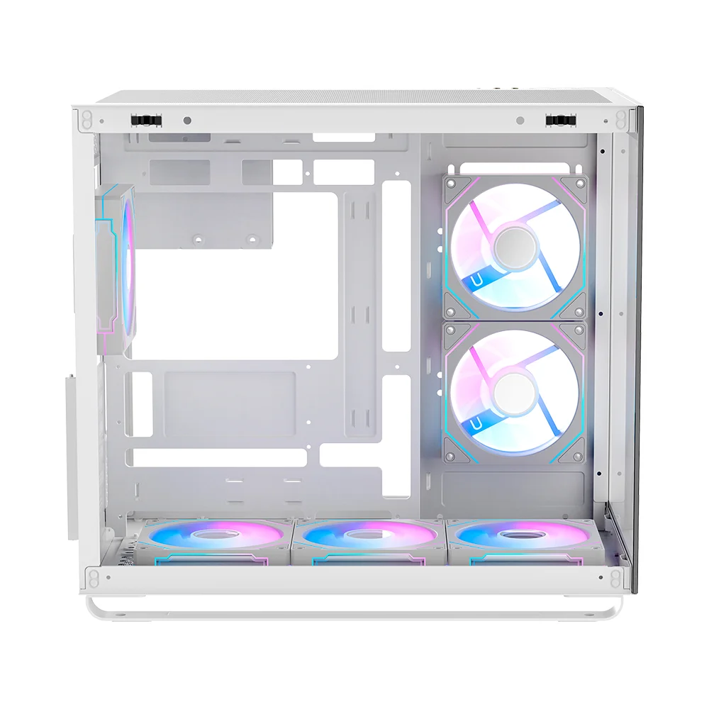 Imagem 3 de 5 do produto Gabinete Gamer Ocypus Iota C70 Atx ARGB Com Fans Branco