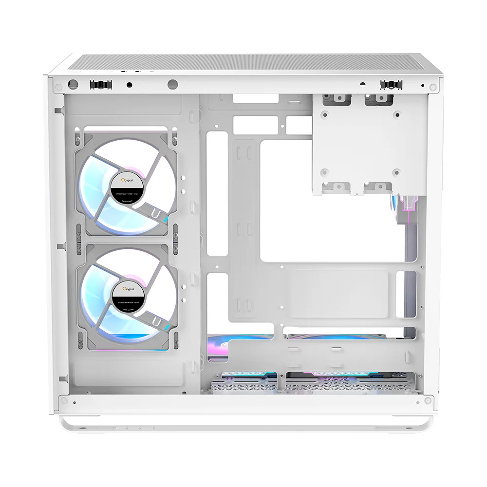 Imagem 5 de 5 do produto Gabinete Gamer Ocypus Iota C70 Atx ARGB Com Fans Branco