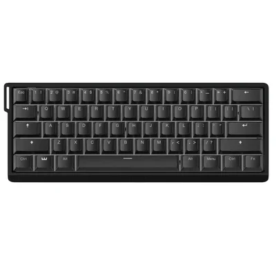 Teclado Magnético Wooting 60he V2 Abs Plastic RGB Just Black