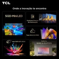 Smart Tv Tcl 65 " Sqd mini LED 4k C7l Wifi Bluetooth Google Tv Hdr10+ Ultra Slim 65c7l 14