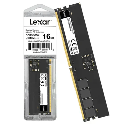 Memória Lexar, 16gb Ddr5, 5600mhz, Cl46, Ld5u16g56c46st-bgs
