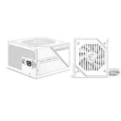 Fonte De Alimentação Msi Mag A650bnl White 650w 80 Plus Bronze Pfc Ativo Branco