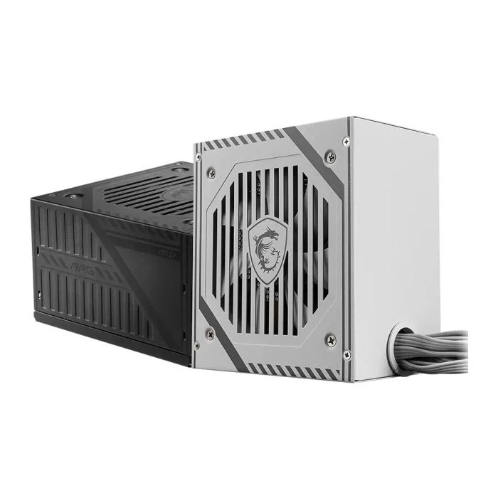 Imagem 4 de 5 do produto Fonte De Alimentação Msi Mag A650bnl White 650w 80 Plus Bronze Pfc Ativo Branco
