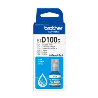 Tinta Brother Btd100c Bt-d100 Ciano | Dcp-t230 Dcp-t430w Dcp-t530dw Dcp-t730dw |   48.8ml