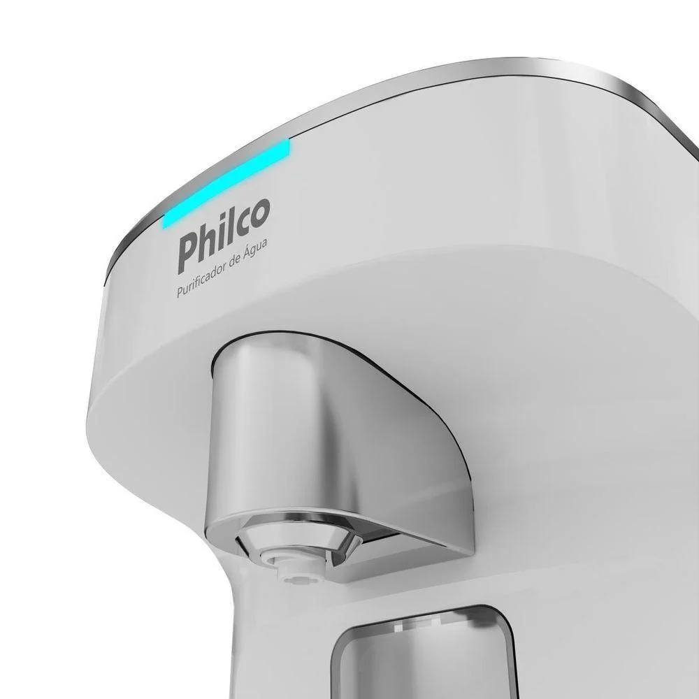 Imagem 3 de 5 do produto Purificador De Água De Bancada Philco Ppu12a Acqua Fresh Água Natural E Gelada Branco Bivolt