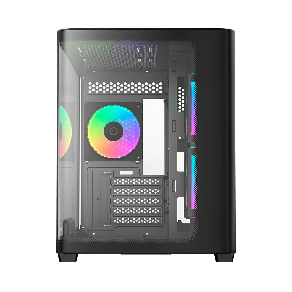 Imagem 5 de 5 do produto Gabinete Gamer Ocypus Iota C50 Curve Atx ARGB Digital Com Fan Preto