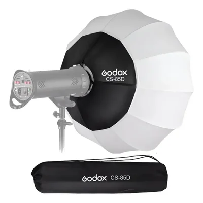 Softbox Lantern Esfera 85cm Montagem Bowens 360 Graus Iluminacao Profissional Cs85d