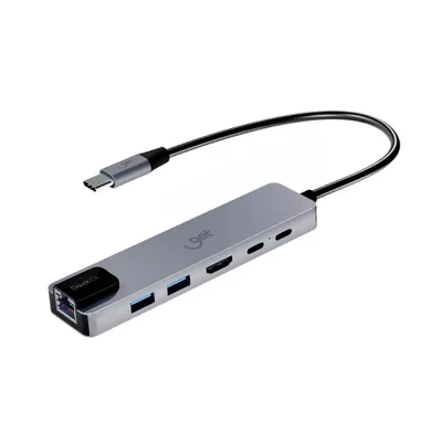 Hub Usb-c 6 Em 1 Multifuncional 72810, Get