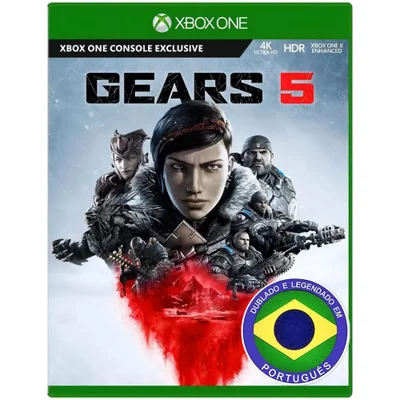 Gears 5 Mídia Física XBOX One E Series X Novo Lacrado Totalmente Em Português