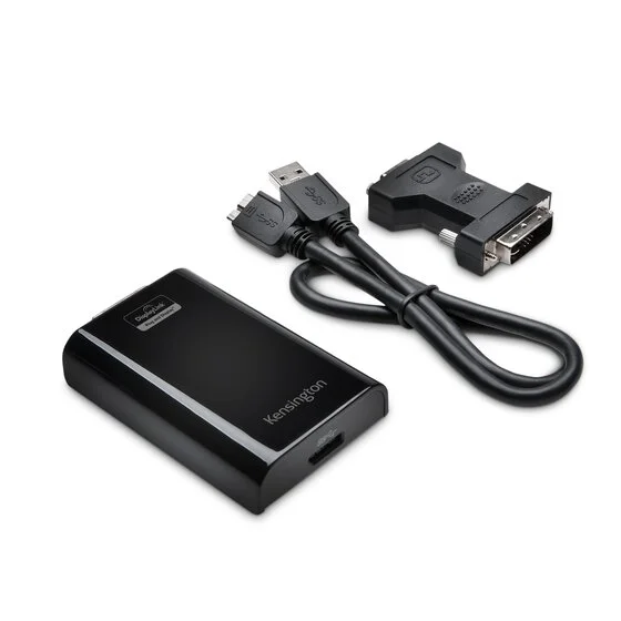 Imagem 2 de 5 do produto Adaptador Usb 3.0 Para Vga E Dvi Monitor Kensington K33974