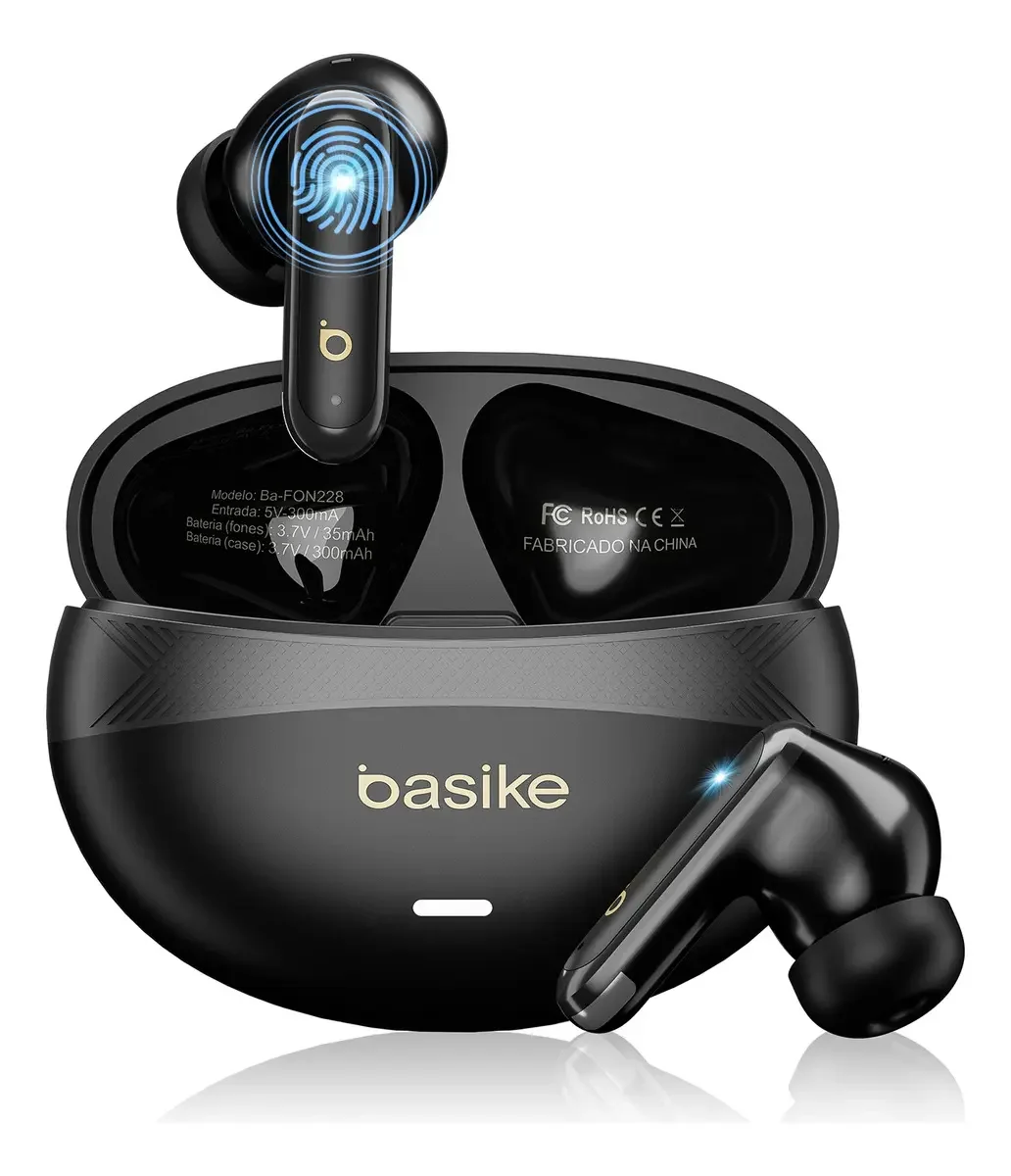 Fone De Ouvido Bluetooth Anc Tws Cancelamento Ruido Sem Fio