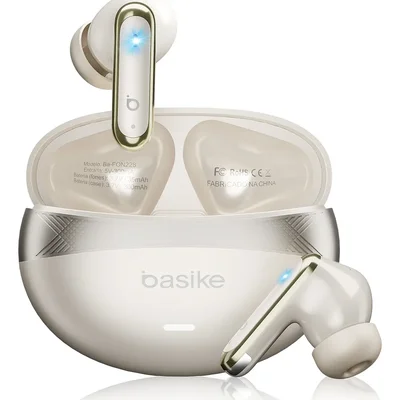 Basike Fone De Ouvido Sem Fio Bluetooth Tws Com Cancelamento De Ruido