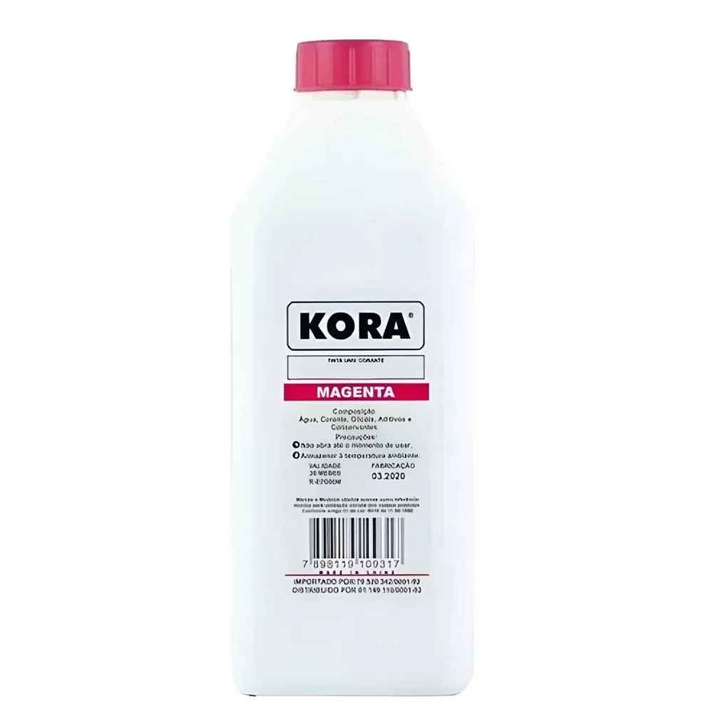 Imagem 1 de 1 do produto Tinta Hp Corante Magenta Kora 1 Litro