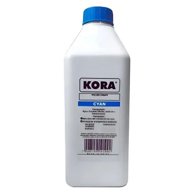 Tinta Compatível Epson Ciano  Corante Kora 1 Litro