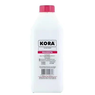 Tinta Compatível Epson Magenta  Corante Kora 1 Litro