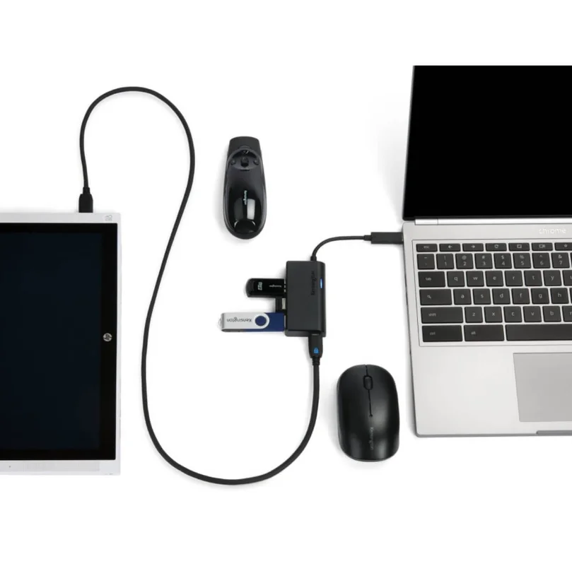Imagem 4 de 4 do produto Hub Usb-c 4 Portas Kensington Ch1000 Expansor Usb Para Notebook Macbook E Ultrabook
