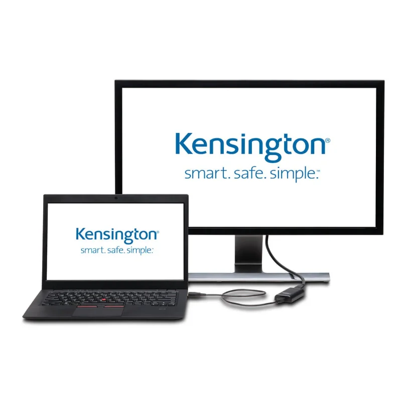 Imagem 2 de 4 do produto Adaptador Usb 3.0 Para HDMI 4k Kensington Vu4000 Expansor De Vídeo Para Monitor Tv E Projetor
