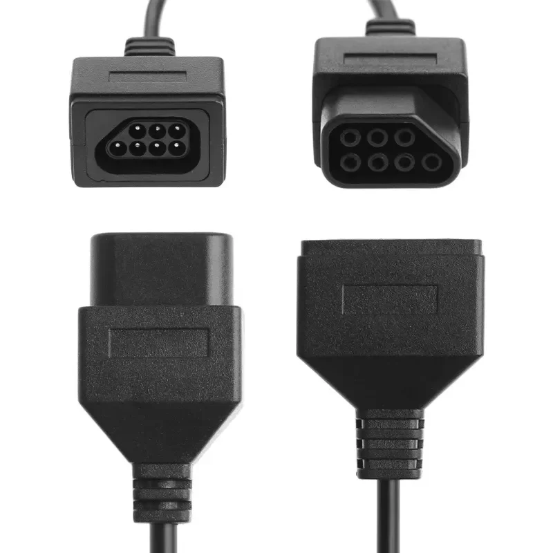 Imagem 2 de 5 do produto Cabo Extensor Extensão De Controle Para Nintendo Nes 7 Pinos 180cm