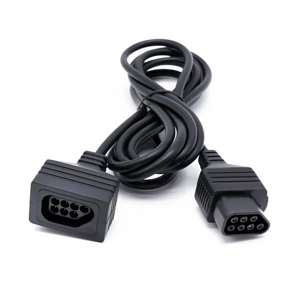 Imagem 4 de 5 do produto Cabo Extensor Extensão De Controle Para Nintendo Nes 7 Pinos 180cm