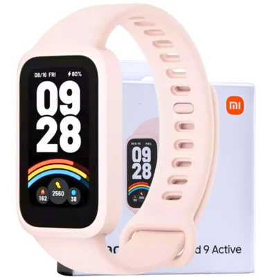 Relógio Inteligente Xiaomi Smart Band Active 9 IP68 Tela Amoled Bluetooth Android iOS Prova Dágua