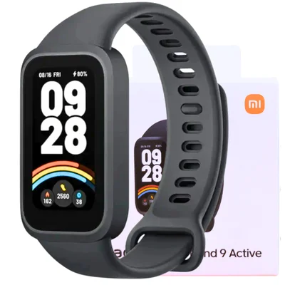 Relógio Inteligente Xiaomi Smart Band Active 9 IP68 Tela Amoled Bluetooth Android iOS Prova Dágua