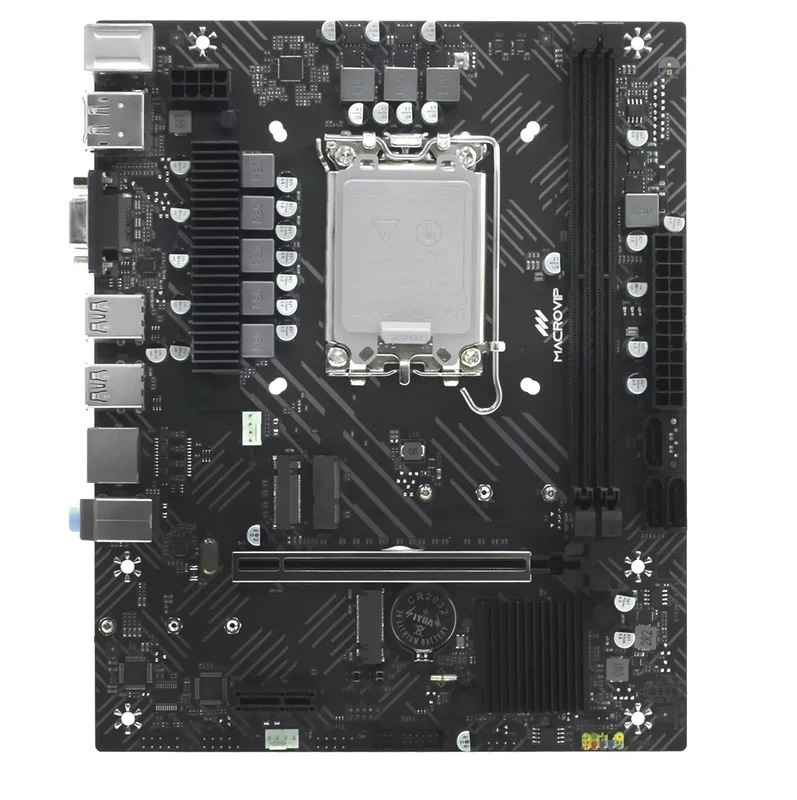 Placa Mãe 1700p Macrovip Mv-b760 M.2 HDMI Dp Vga Ddr5 4