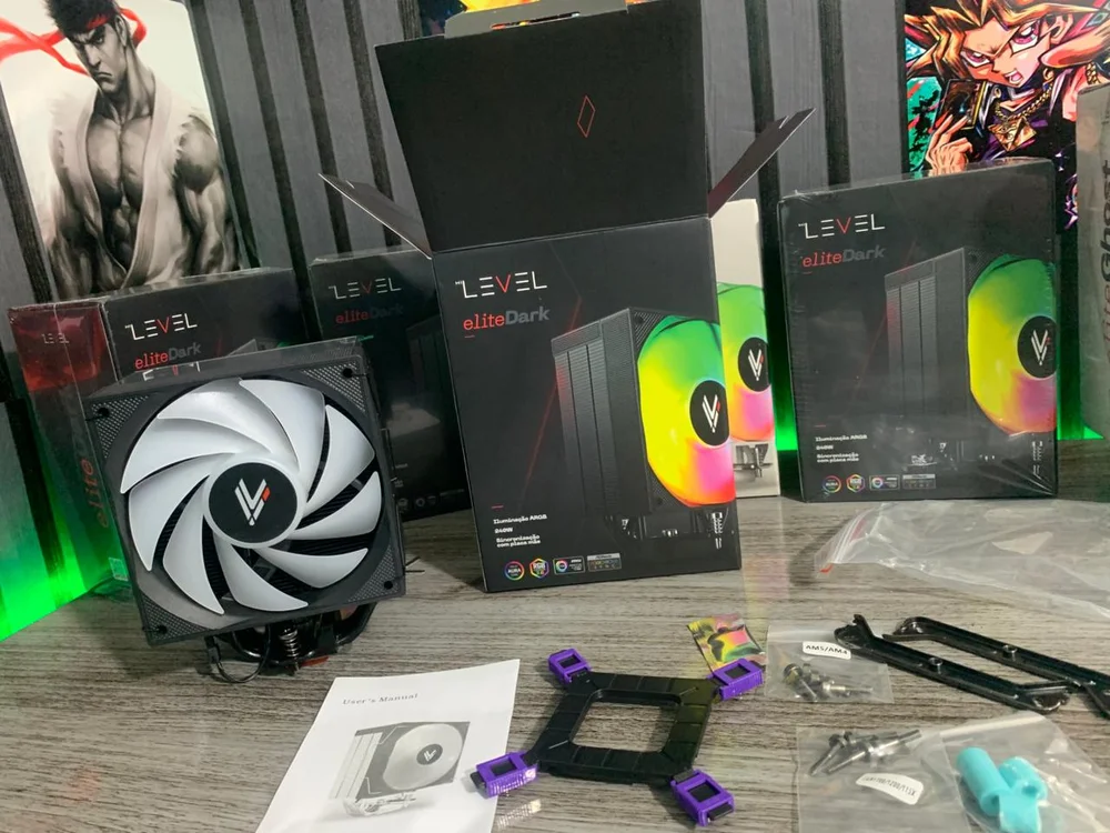 Cooler Gamer Processador Univ Hi Level Elite Darktdp 240w 8