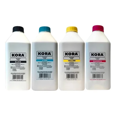 Kit 4 Tintas Epson Corante Universal 1 Litro