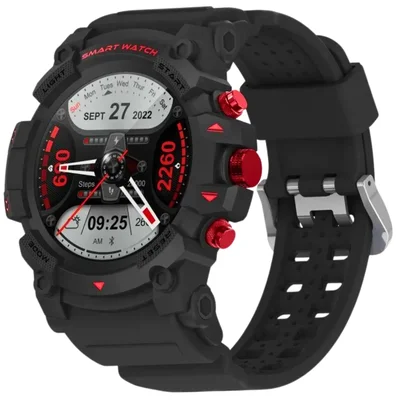 Relógio Inteligente Masculino Estilo Militar Peje G01C Bussola Gps Ciclismo Tela Amoled