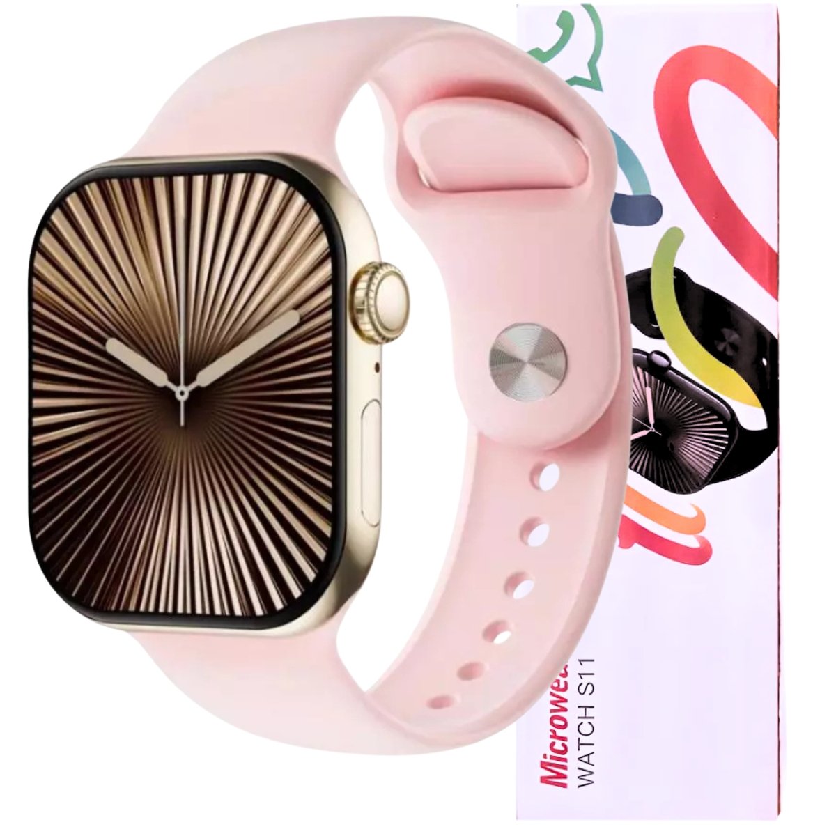 Smartwatch Relógio S11 Original Microwear Lançamento Chatgpt Responde Mensagens Series 11