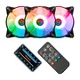 Kit 3 Fans Tgt Humber ARGB 3x120mm Com Controladora Preto - Tgt-hr3-bk01 3