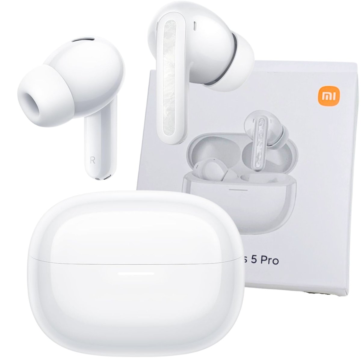 Fone Bluetooth Sem Fio Xiaomi Redmi Buds 5 Pro ANC Cancelamento Ruído Hi-Res Bateria Longa Duração