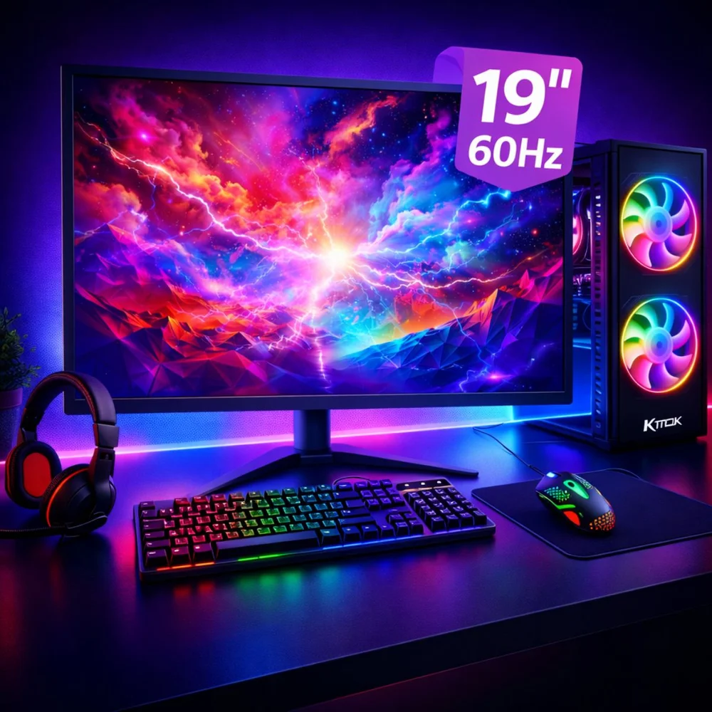 PC Gamer Completo Ryzen 5 5600 Gpu Gt730 SSD 256gb 8GB Ram Win11 - view 5