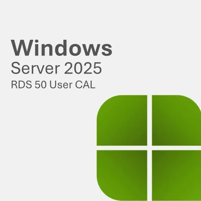 50 User Cal Remote Desktop Services 2025 – Para Microsoft WINDOWS Server 2025