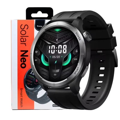 Haylou Solar Neo Smartwatch Relogio Compatível Com Strava Esportivo Gps Corrida Ciclismo Academia