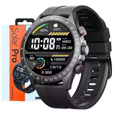 Smart Watch Relogio Haylou Solar Pro 100 Modos Esportivos Conecta Strava Bateria Longa Duração