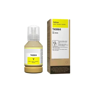 Cartucho T49m4 F570 | F170 Garrafa Sublimação Amarelo 140ml