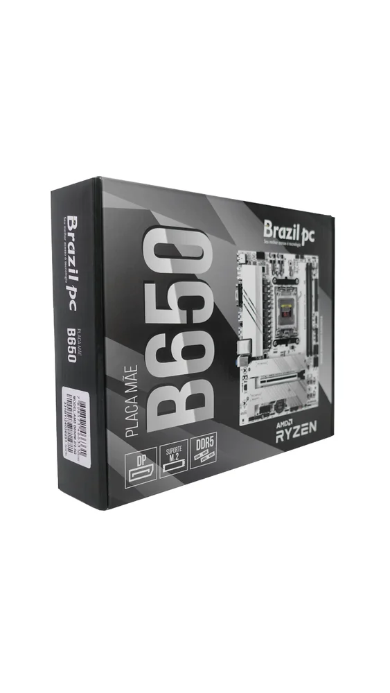 Placa Mãe Amd Am5 B650m.2/2.g Ddr5 M-atx Desktop Computador 7