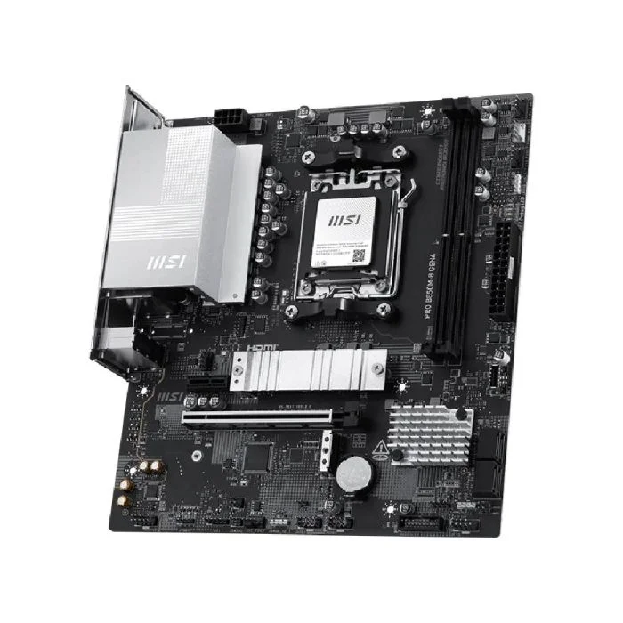 Placa Mãe Msi Pro B850m-b Gen4 Am5 2xDDR5 Chipset Amd B850 Matx Placa Mãe Msi Pro B850m-b Gen4 Am5 2xDDR5 Chipset Amd B850 Matx