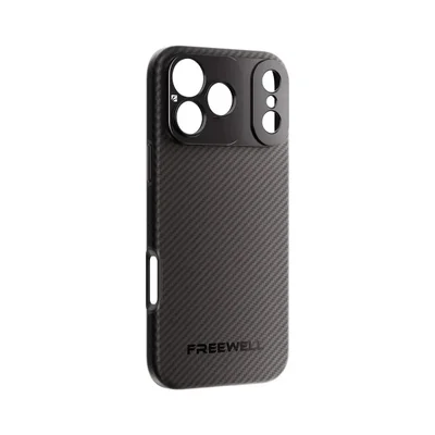 Capa Case Sherpa Para Iphone 17 Pro Com Encaixe De Filtros E Lentes 17mm - Freewell