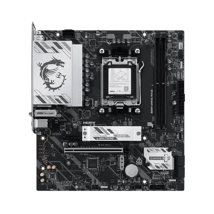 Placa Mãe Msi B850m Gaming Wifi6e Am5 2xDDR5 Chipset Amd B850 Matx 8
