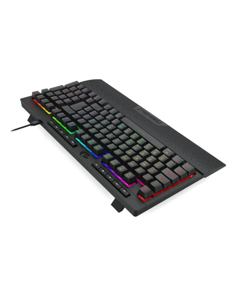 Imagem 2 de 5 do produto Teclado Gamer Sem Fio 3 Modos Shiva 98 Pro RGB Qwerty Preto