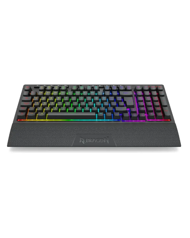 Imagem 5 de 5 do produto Teclado Gamer Sem Fio 3 Modos Shiva 98 Pro RGB Qwerty Preto